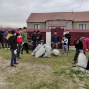 На территории сельского поселения прошел общерайонный субботник